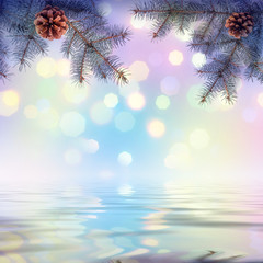 Colorful Christmass background