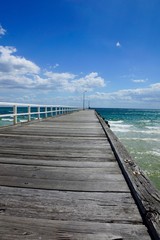 Fototapeta premium timber landing stage