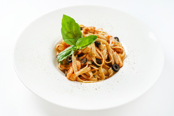 pasta with shrimps