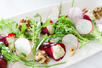 beetroot with goat cheese