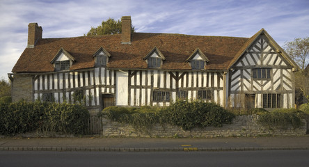 Fototapeta na wymiar mary ardens house stratford upon avon uk