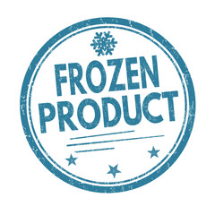 Frozen product sign or stamp