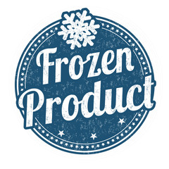 Frozen product sign or stamp