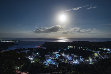 月夜の宮城島