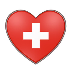Switzerland heart
