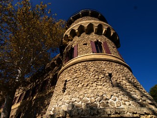 Fototapeta na wymiar Low angle shot of a tower