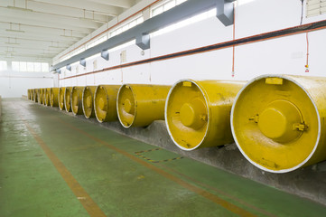Chlorine storage area