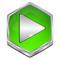 Play Button - 3D illustration