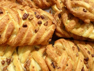detail of a tasty fresh sweet pastry