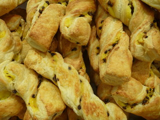 detail of a tasty fresh sweet pastry