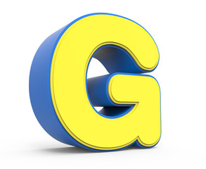 cute yellow letter G