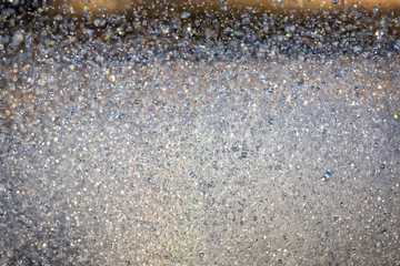 Interesting pattern from water drops