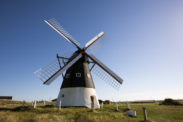 Fototapeta na wymiar Dansh vintage windmill