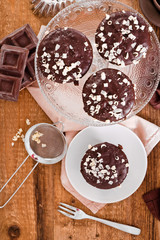 Chocolate muffin. 