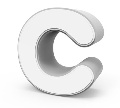 recommend clip art: white letter C