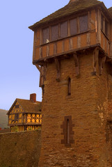 stokesay castle shropshire uk
