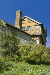 stokesay castle shropshire uk