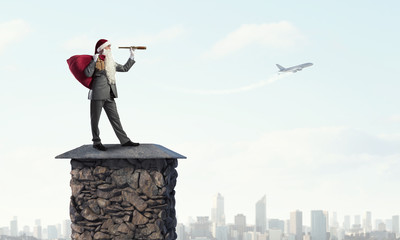 Looking forward for Christmas . Mixed media