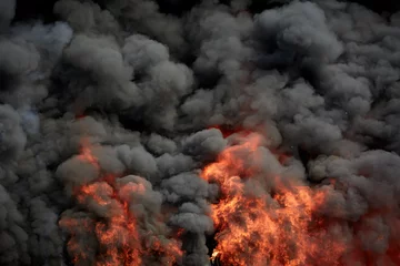 Dekokissen Gebäude in Brand © igor rotari