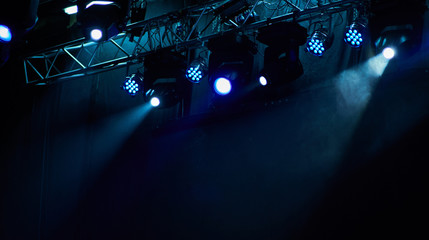 Stage, concert light.