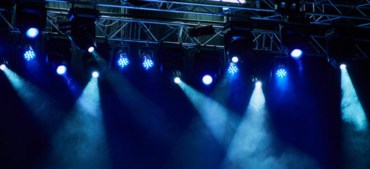 Obraz premium Stage, concert light.