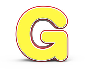 yellow letter G