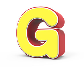 yellow letter G