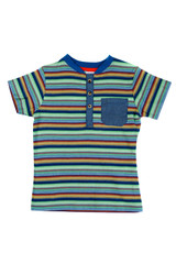 Children's striped shirt isolate