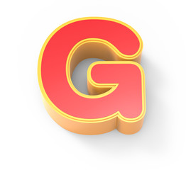 red letter G