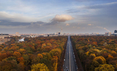 Berlin panorama view, Großer Tiergarten