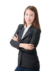 Business woman portrait . Crossed arms