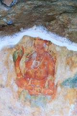 Fresco at Sigiriya, Sri lanka