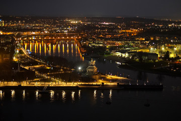 Fototapeta premium Koblenz, Deutsches Eck