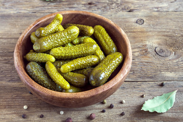 pickled gherkins
