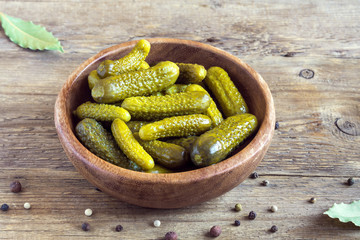 pickled gherkins