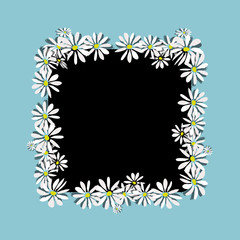 Daisy frame, sketch for your design