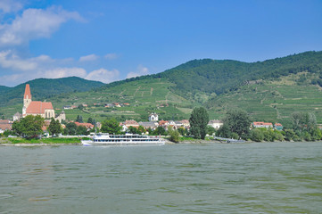 Weinort Wei&szlig;enkirchen in der Wachau an der Donau im Waldviertel gelegen,Nieder&ouml;sterreich