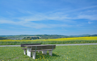 Rastplatz in der Eifel,NRW,Deutschland