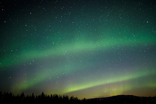 Aurora borealis at Alaska