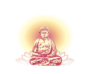 Hintergrund meditation buddha