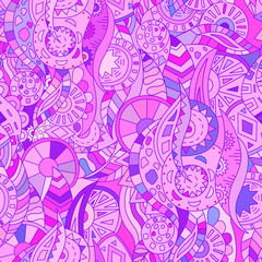 Abstract Background. Seamless Pattern, Vector Ornament for Fabric.