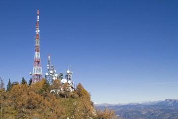 Sendeanlage Penegal in Südtirol
