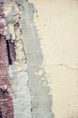 cracks on concrete surface