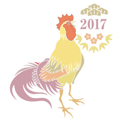 年賀用イラスト-酉-