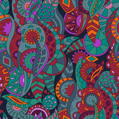 Abstract Background. Seamless Pattern, Vector Ornament for Fabric.