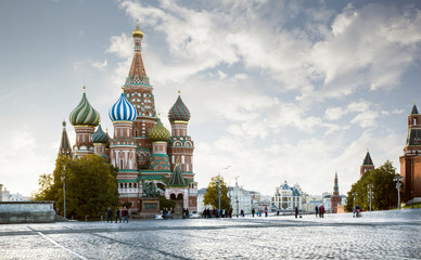 Saint Basil's Cathedral on Red Square in Moscow, Russia © Mikolaj Niemczewski