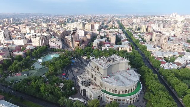 Ariel Video of the Yerevan Opera House in Armenia