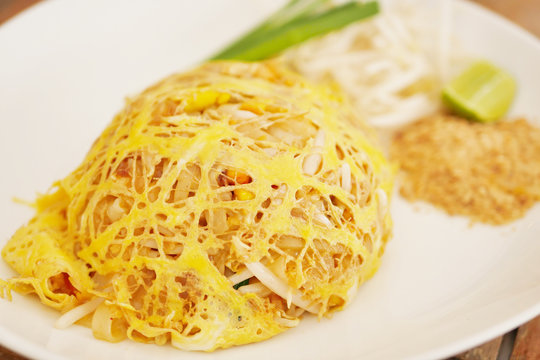 Thai fried noodle or Pad Thai