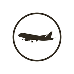 Airplane icon vector