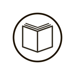 Book icon vector